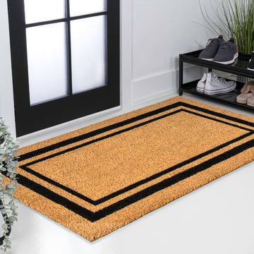 Blaire Modern Classic Double Border Area Rug